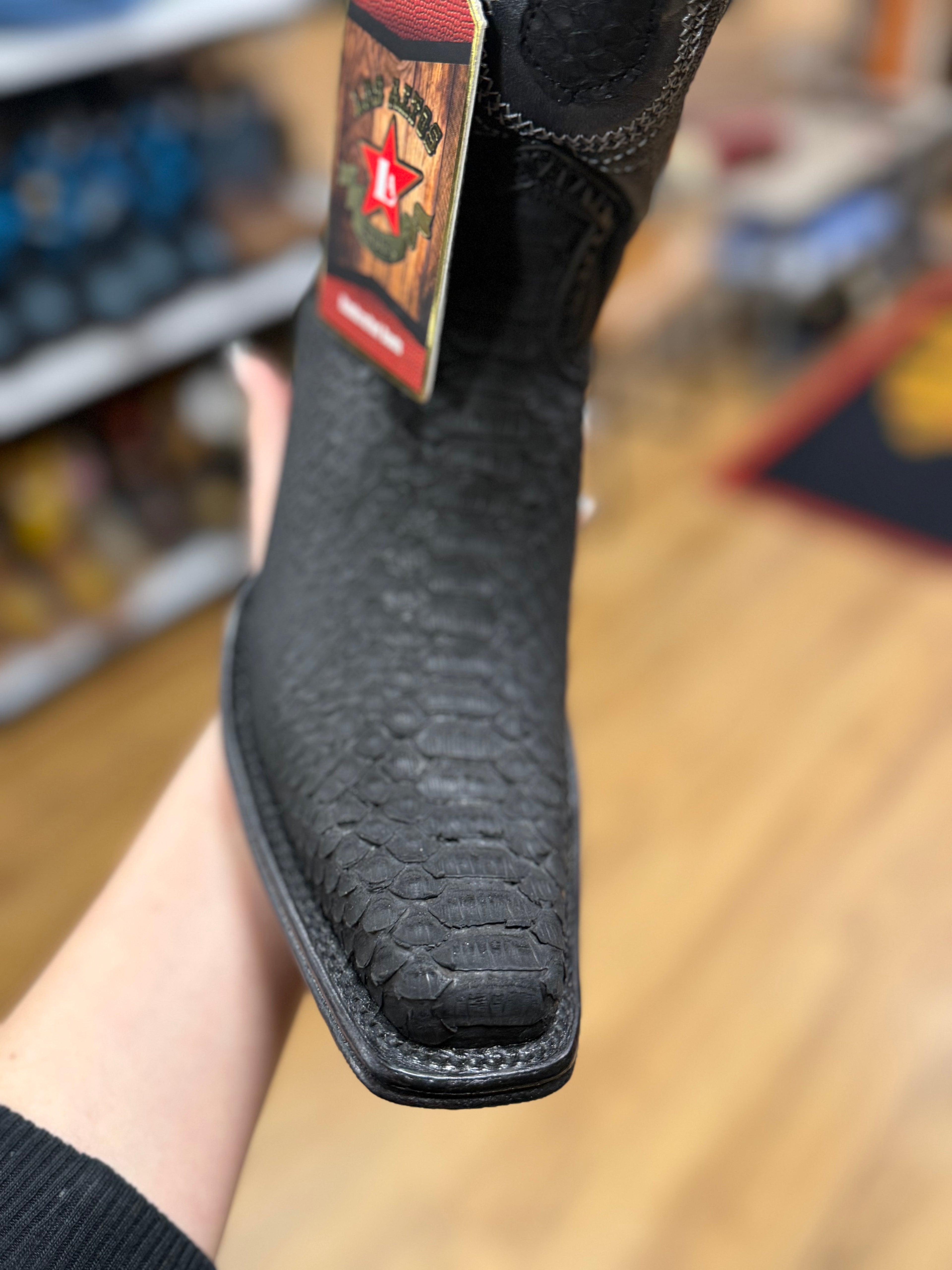 Bota de Python Punta Europea