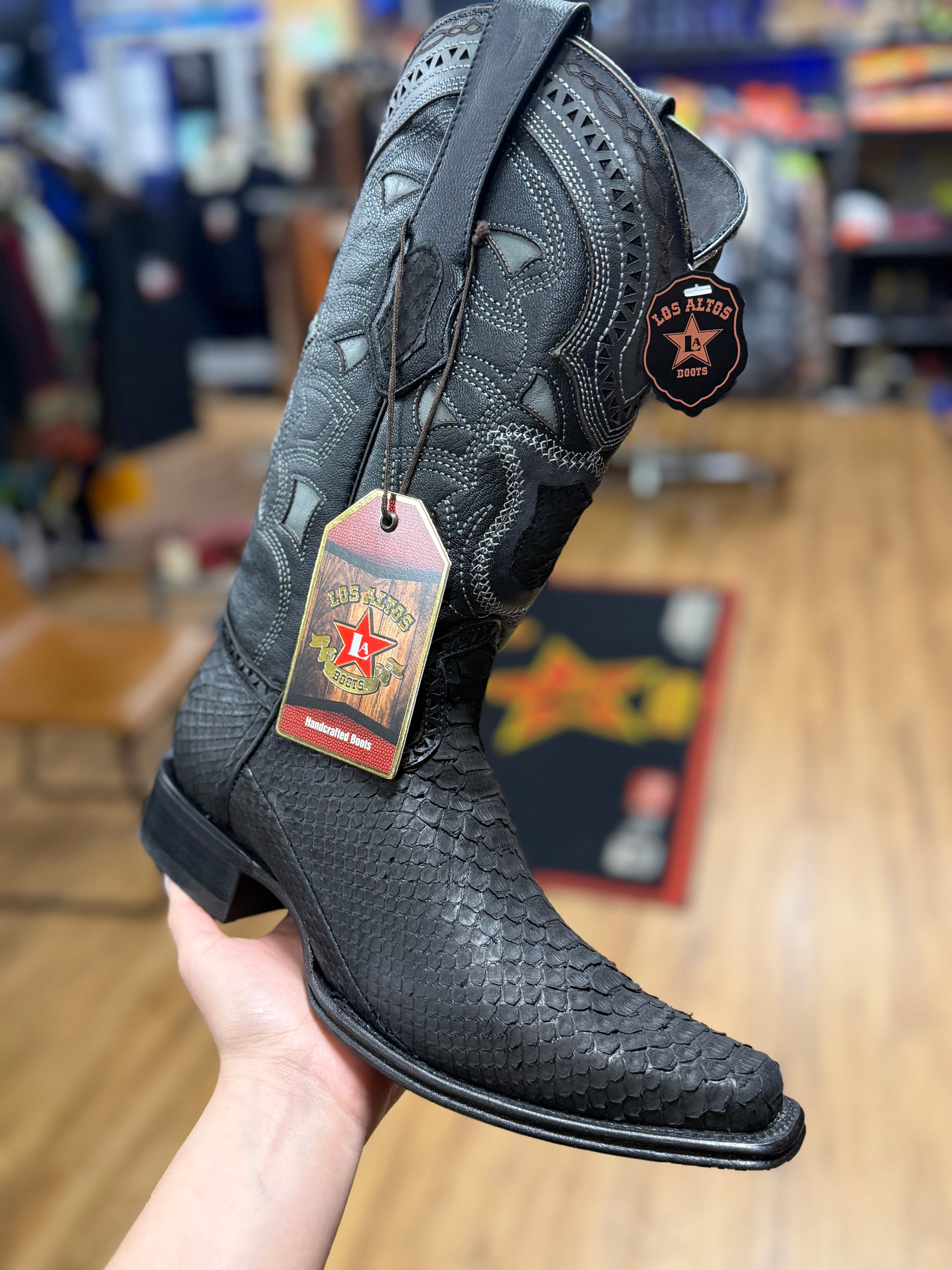 Bota de Python Punta Europea